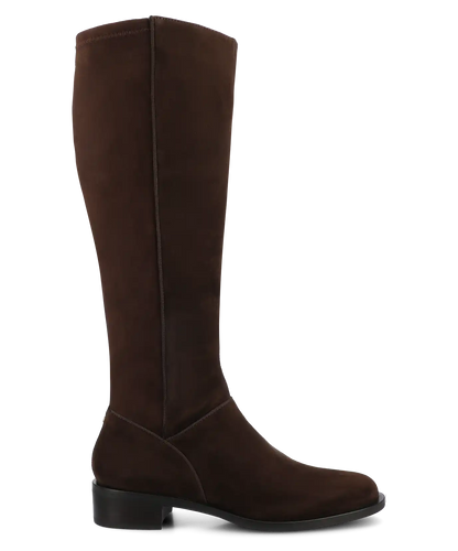 The Starling Tall Boot - Chocolate Suede