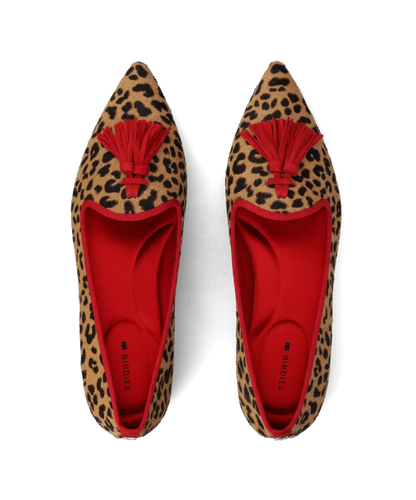 The Starfinch 15 Tassel - Leopardprint Haircalf