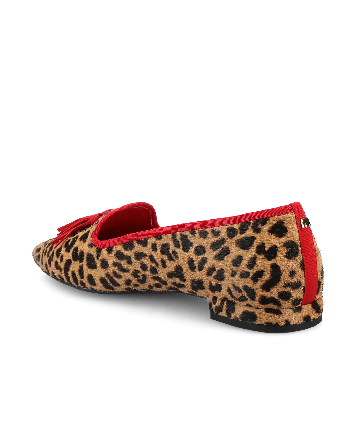 The Starfinch 15 Tassel - Leopardprint Haircalf