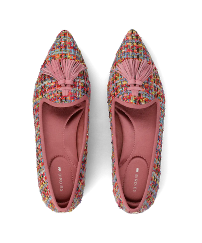 The Starfinch 15 Tassel - Pink Multi Tweed