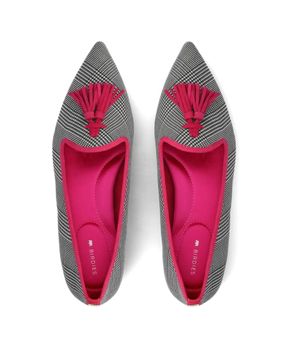The Starfinch 15 Tassel - Two Tone Plaid