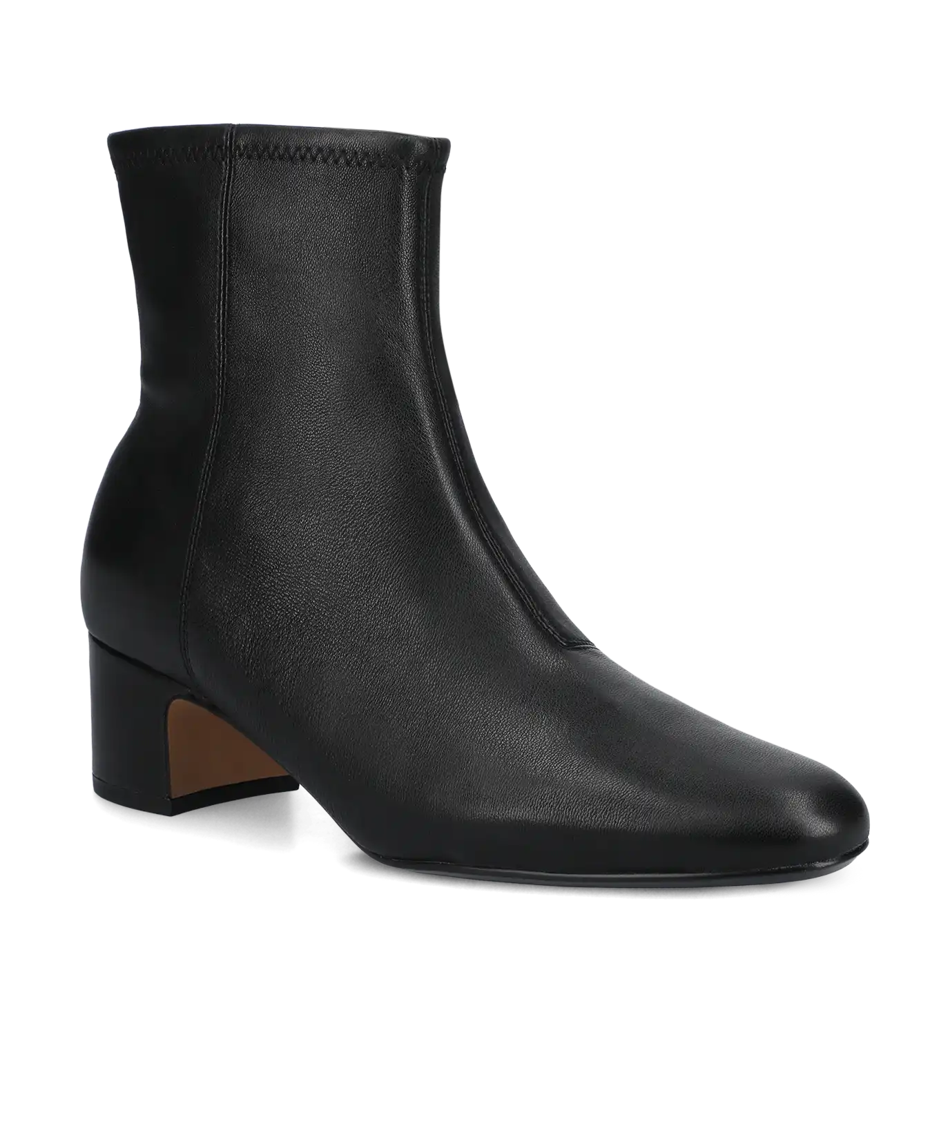 The Starling 50 Bootie - Black Stretch Leather