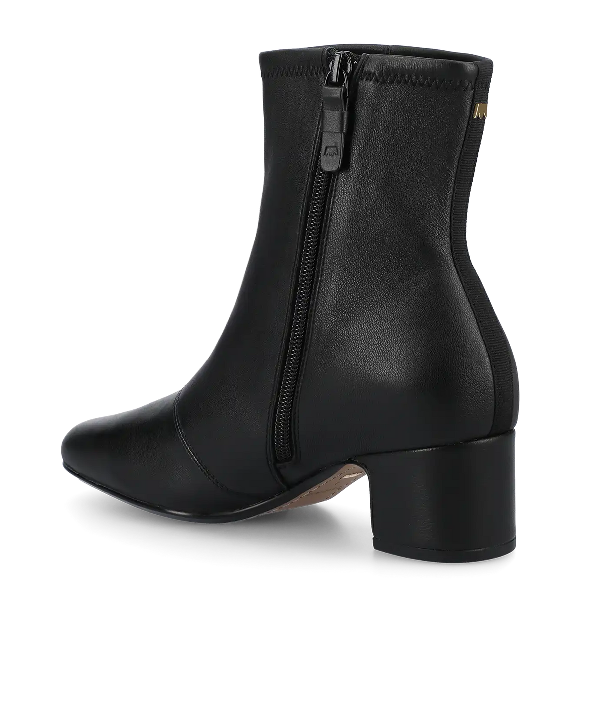 The Starling 50 Bootie - Black Stretch Leather
