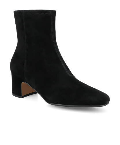 The Starling 50 Bootie - Black Stretch Suede