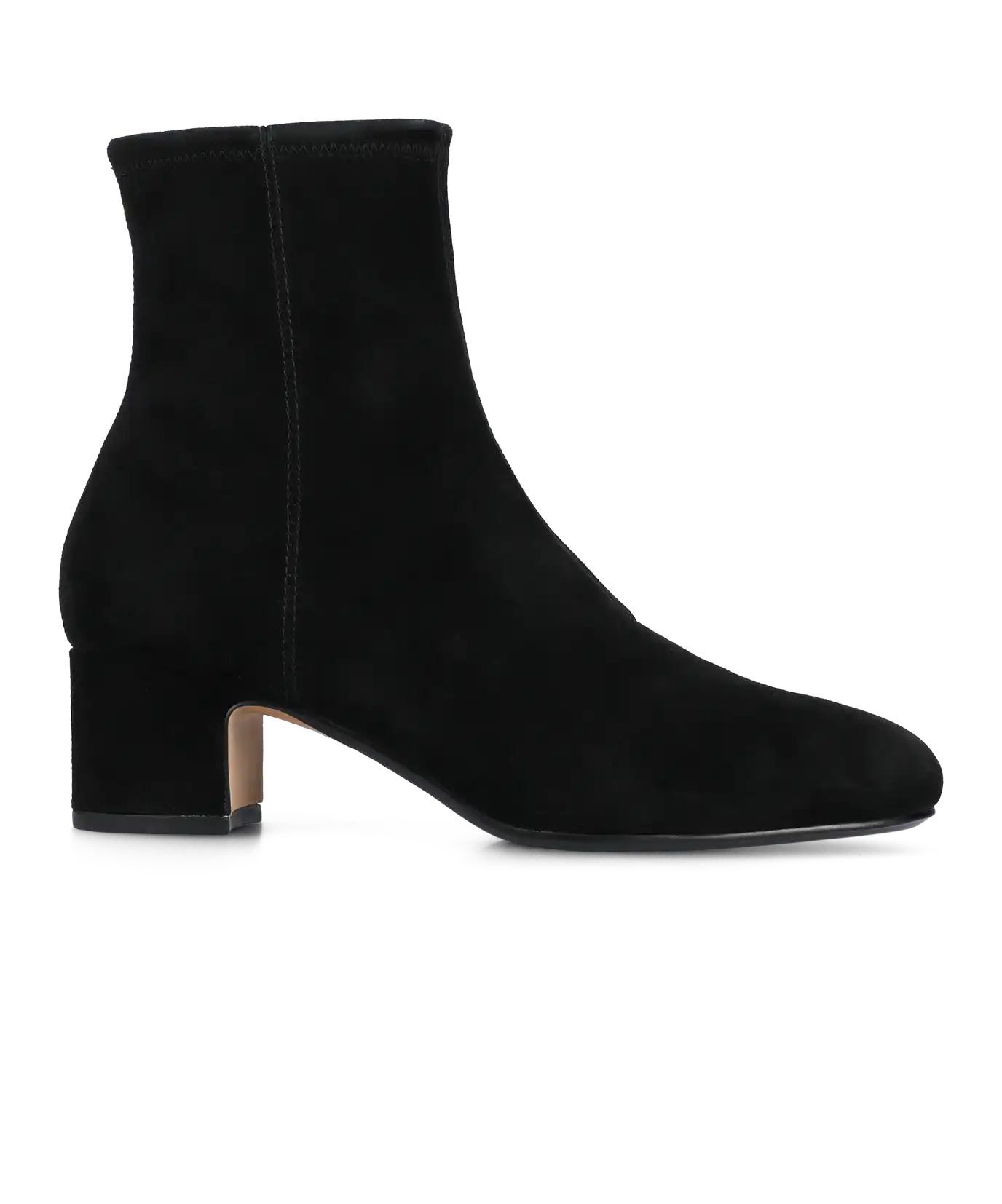 The Starling 50 Bootie - Black Stretch Suede