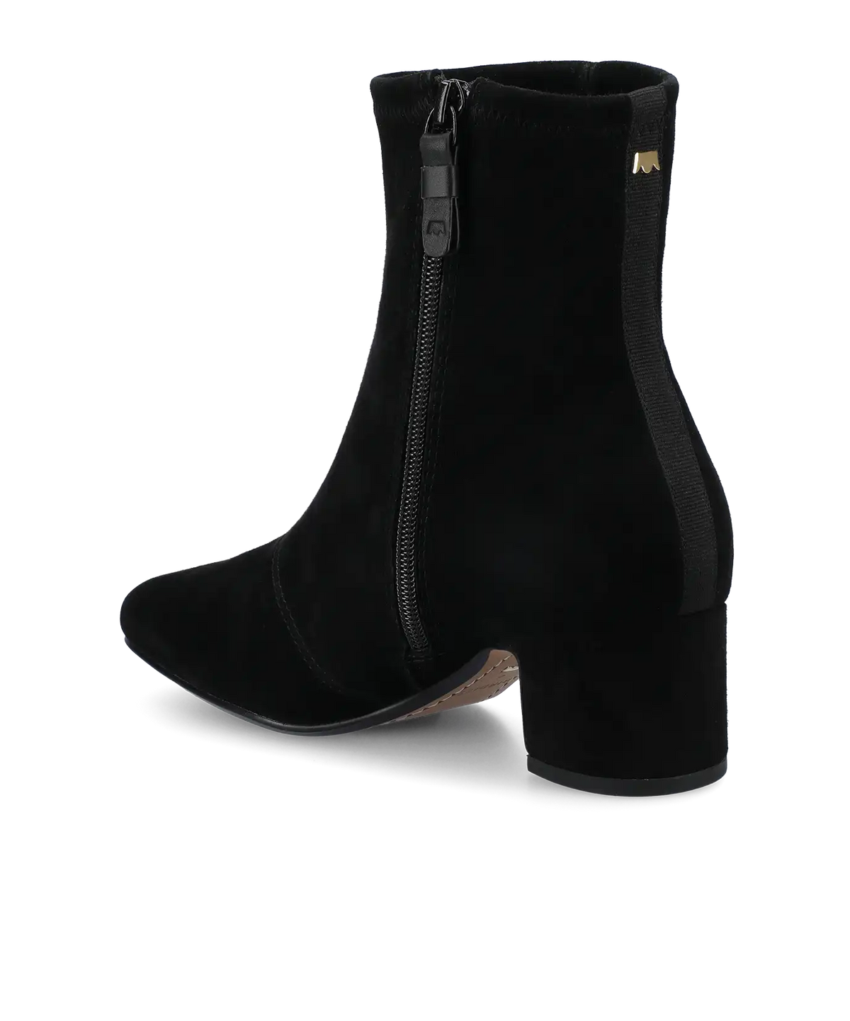 The Starling 50 Bootie - Black Stretch Suede