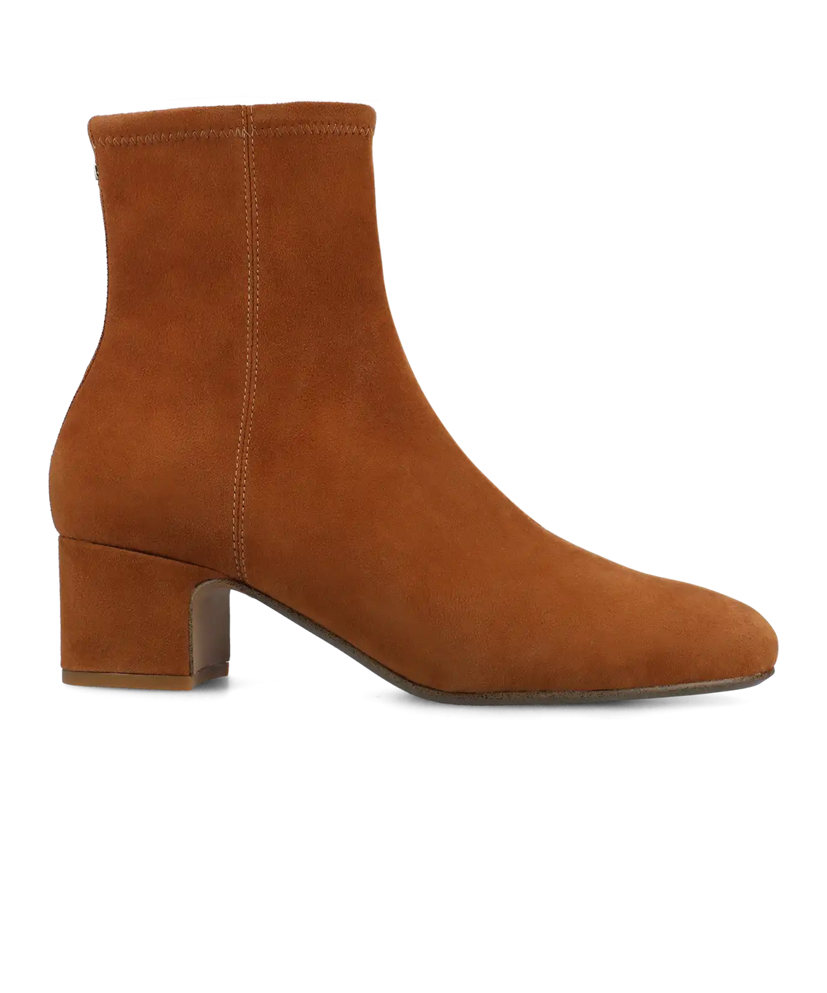 The Starling 50 Bootie - Tan Stretch Suede