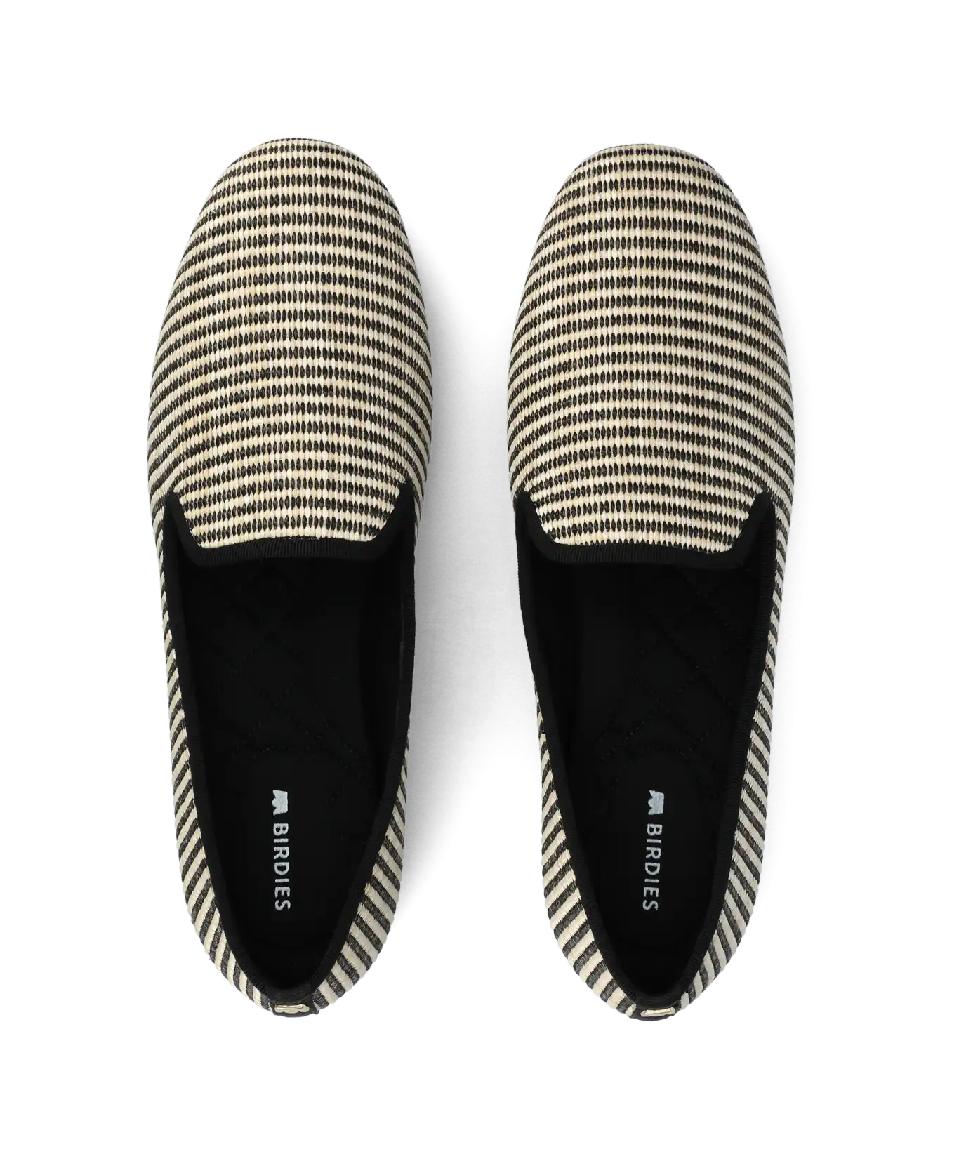 The Starling - Black/Off White Two Tone Raffia