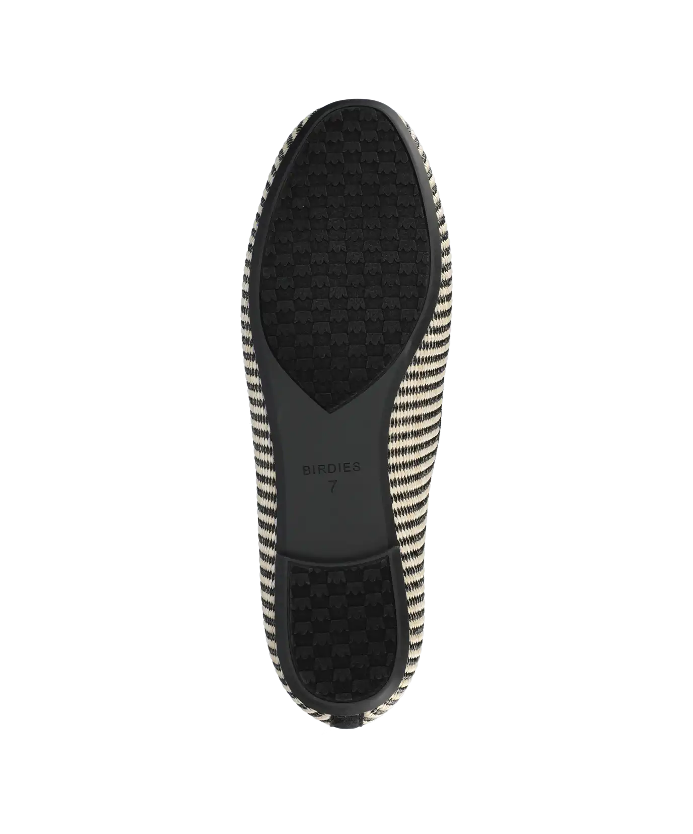 The Starling - Black/Off White Two Tone Raffia