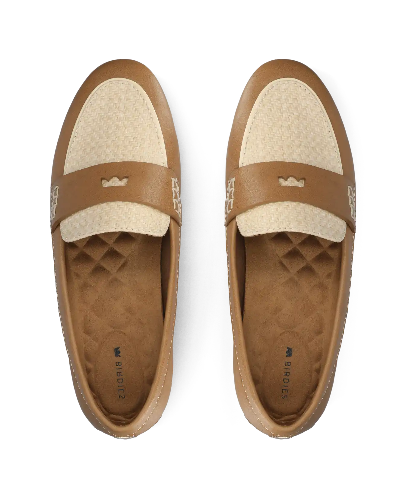 The Vesper Driver - Cappuccino Leather Raffia
